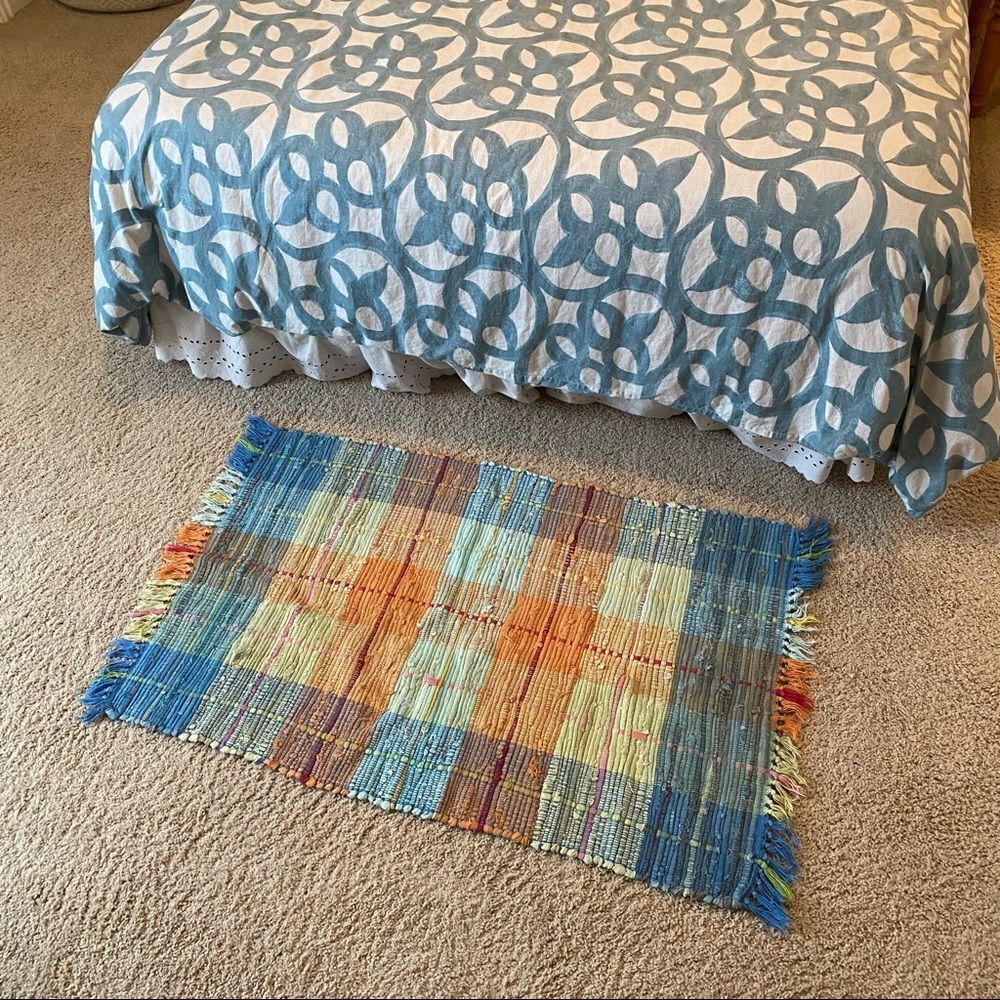 Cotton Multi-color Braided 36”x 48” Rug - Picture 2 of 5